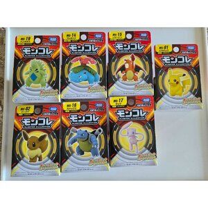 From my trip to Japan: Lot of 7 Takara Tomy Pokemon MS 2"‎ Figures